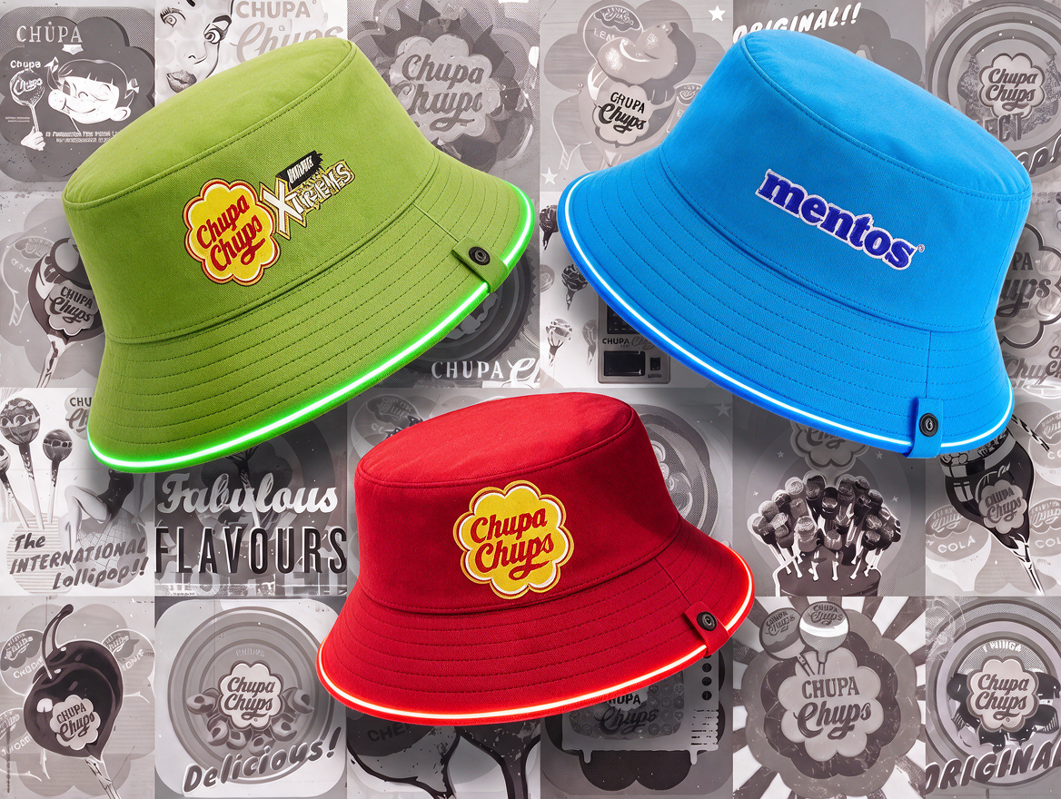 Chupa Chups — LED light hats